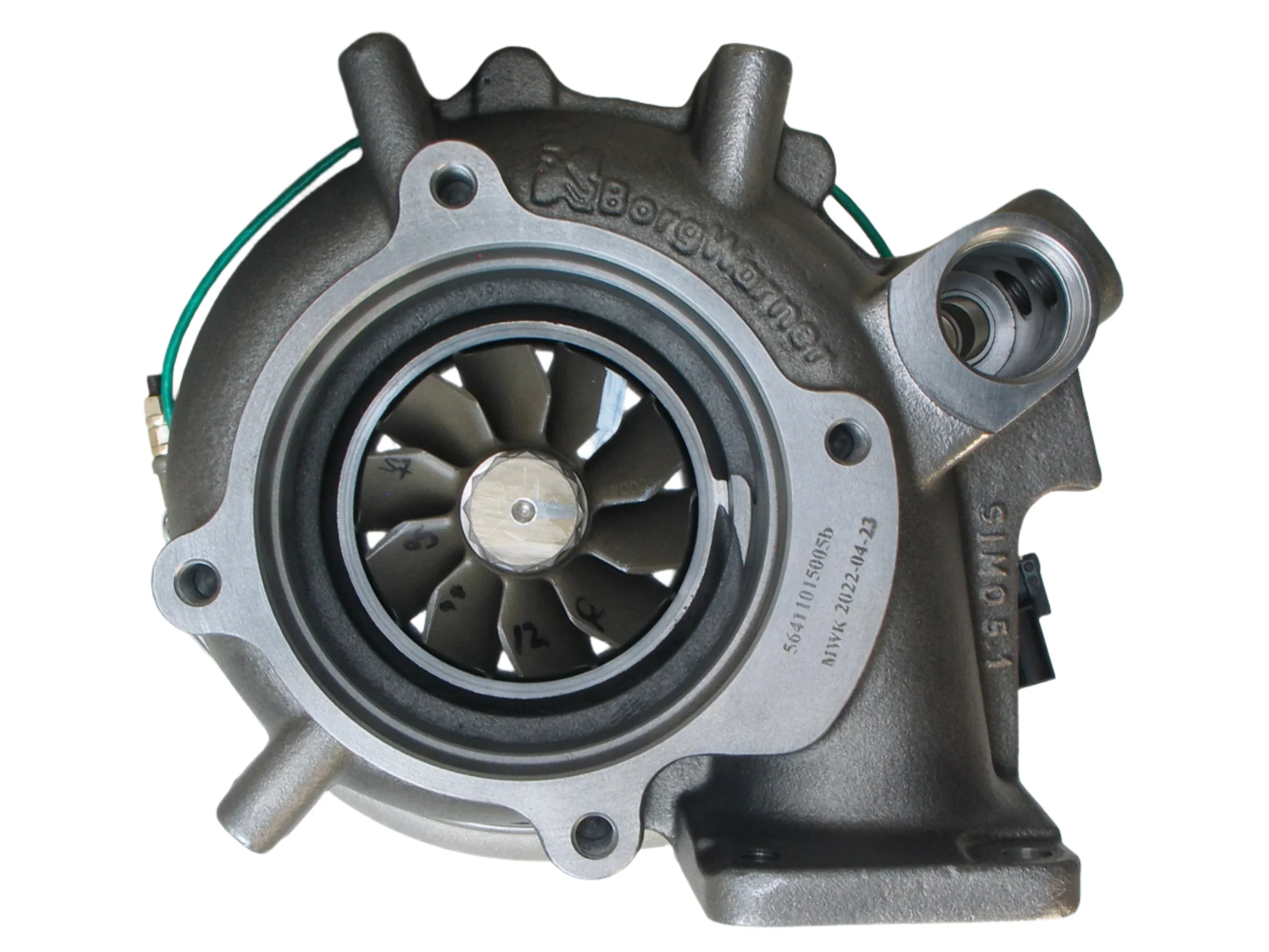 NEW OEM BorgWarner S410T Turbo Mercedes-Benz Truck OM460LA-EPA04 12.82L 319699 - Image 2