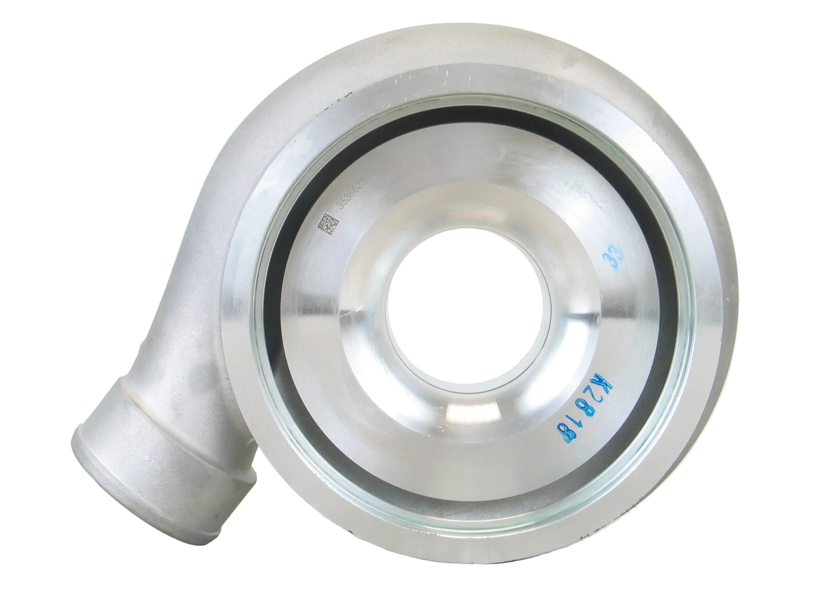 NEW Holset HX35 HX40 HE400FG Turbo Compressor Housing Cummins 6BT 6CT 3536623 - Image 2