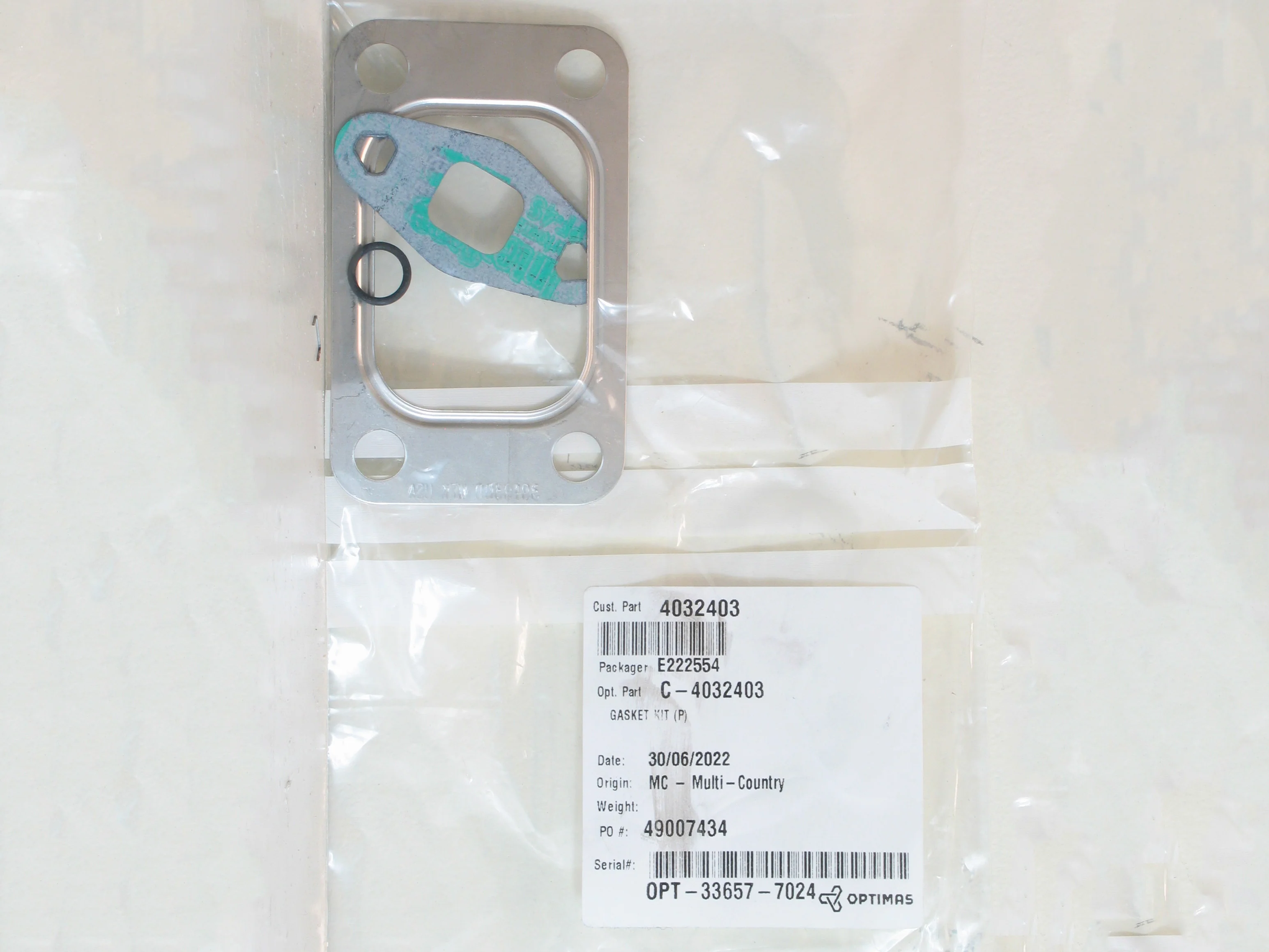 NEW OEM Holset HX30W Turbo Komatsu Industrial Excavator Cummins 4BT 3.9L 3592015 - Image 5