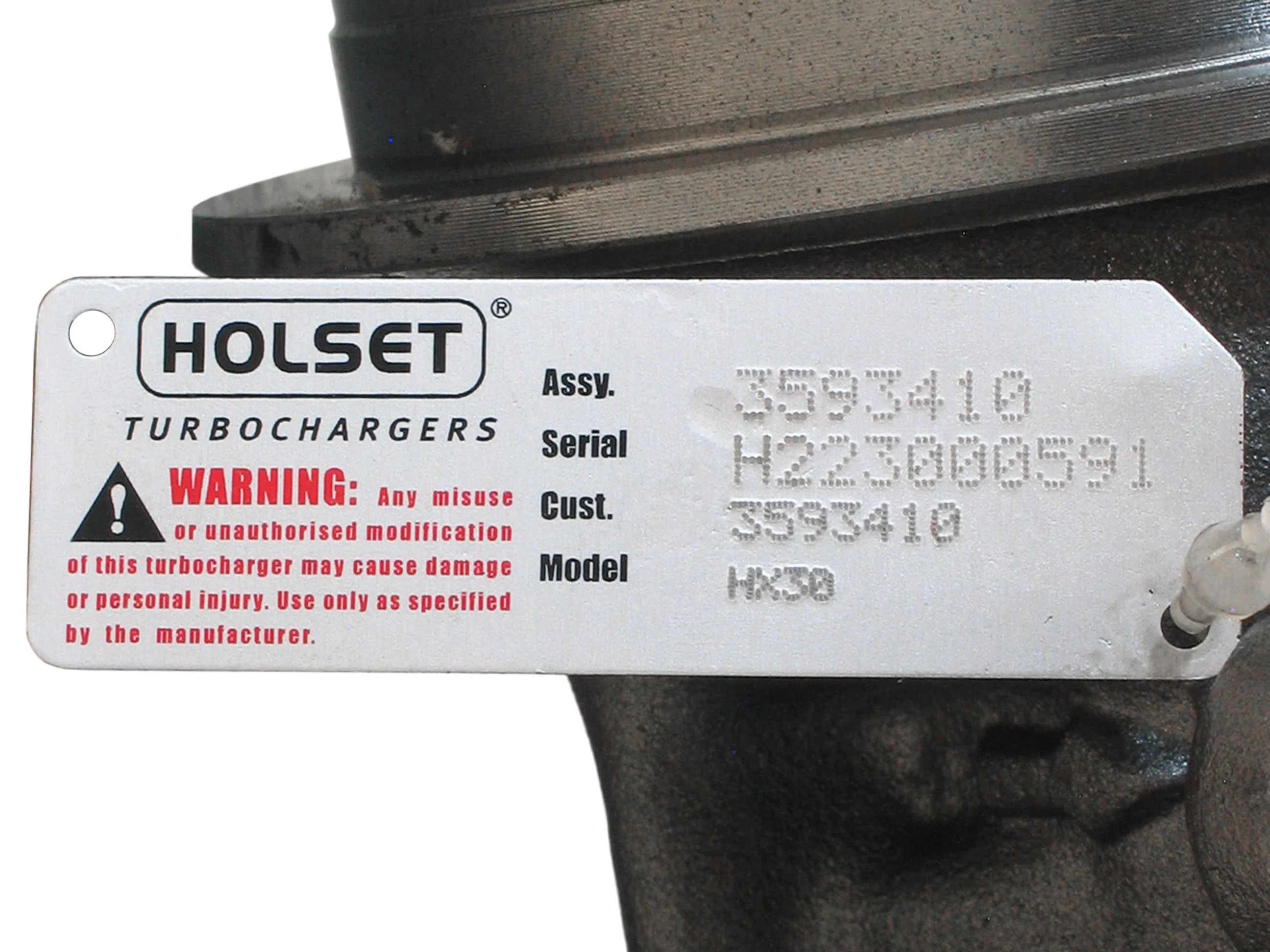 NEW OEM Holset HX30 CHRA Truck Komatsu Excavator 3.9L Cummins 4BT 4BTAA 3593410 - Image 3