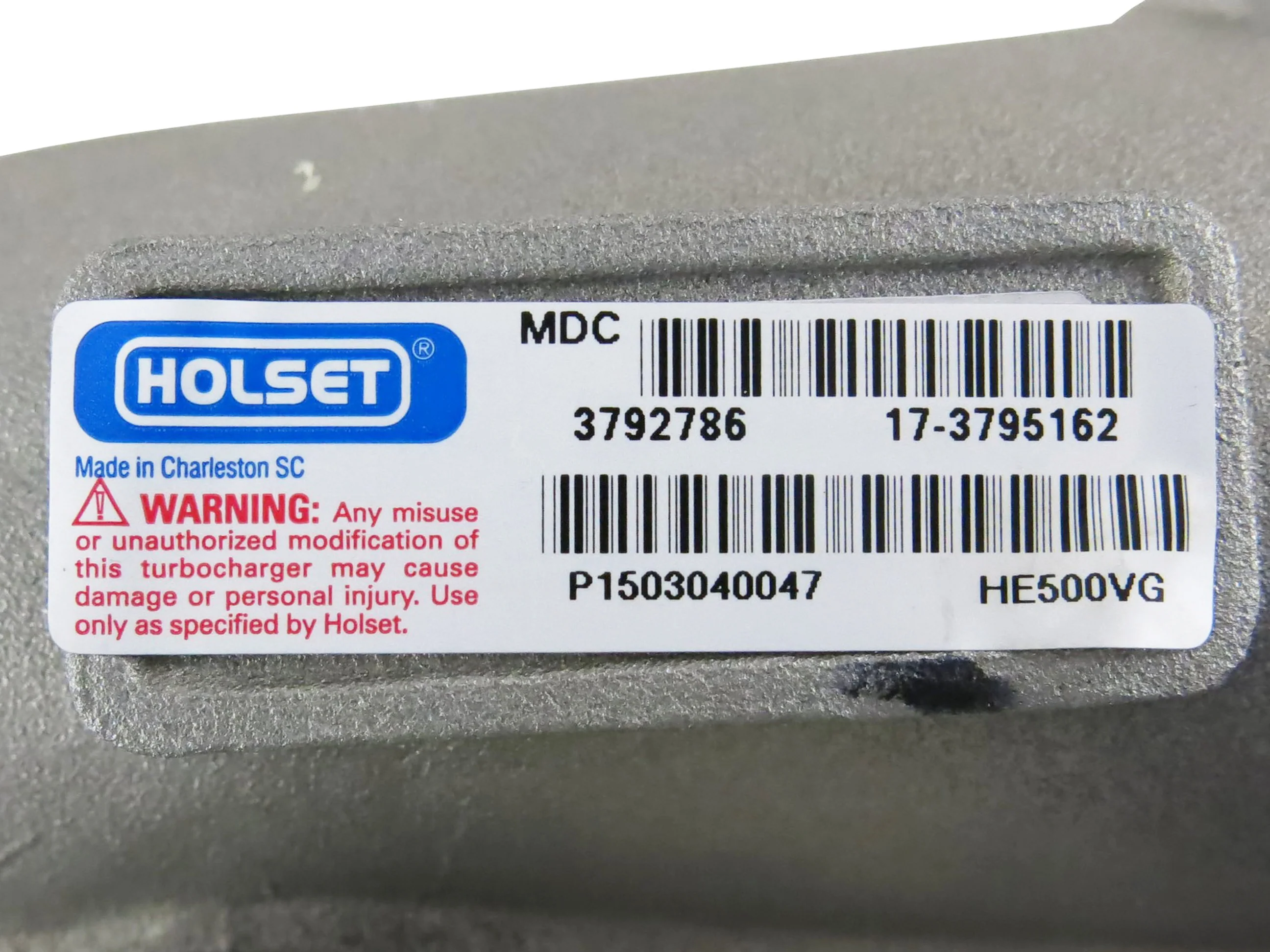 NEW OEM Holset HE561VE Turbo Volvo Truck Cummins ISX 7 EGR 15 Engine 3792786 - Image 2