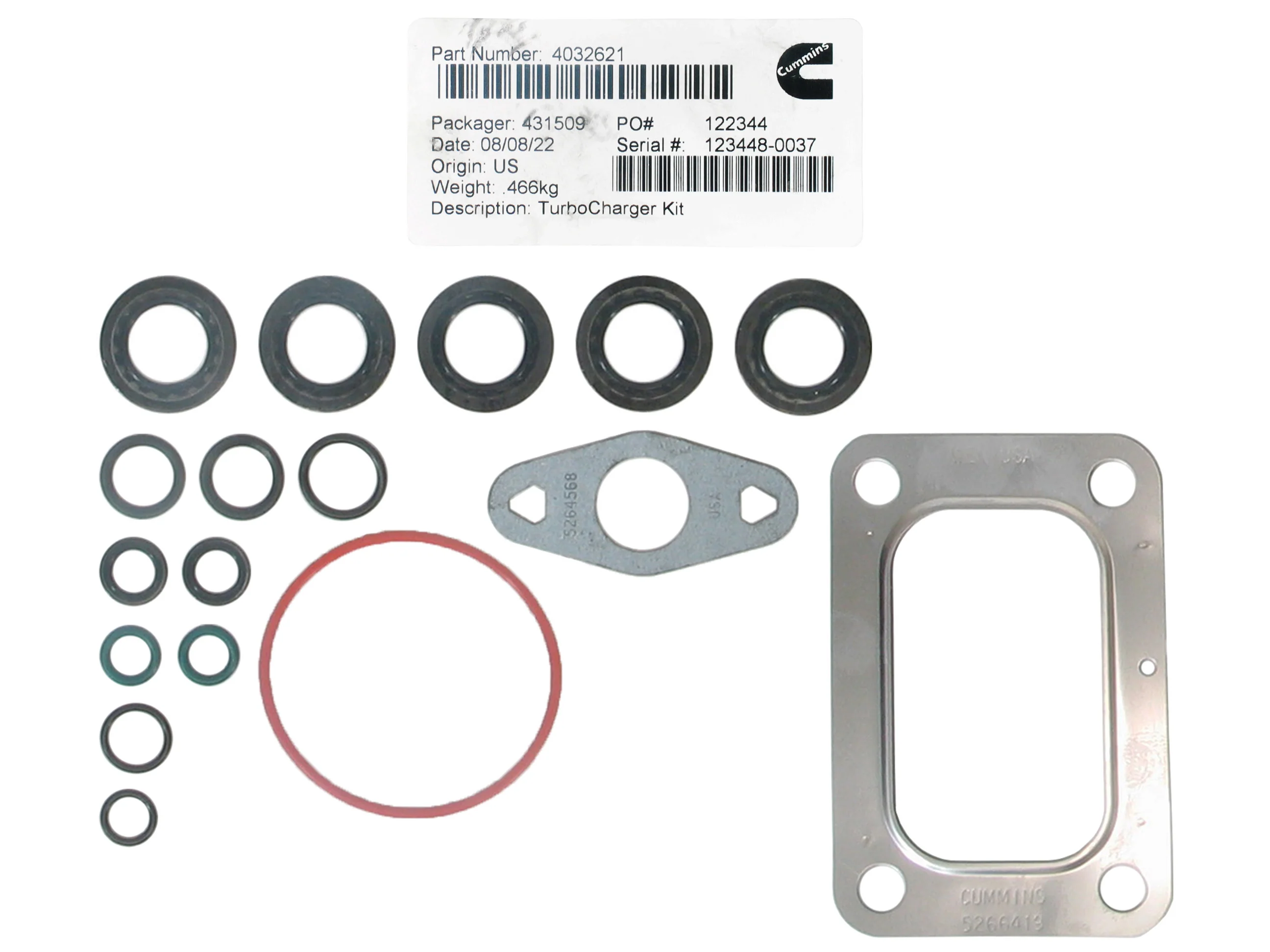 NEW Holset HE300VG Turbo Komatsu Construction Cummins QSB 6.7L 3793725 5552076 - Image 9