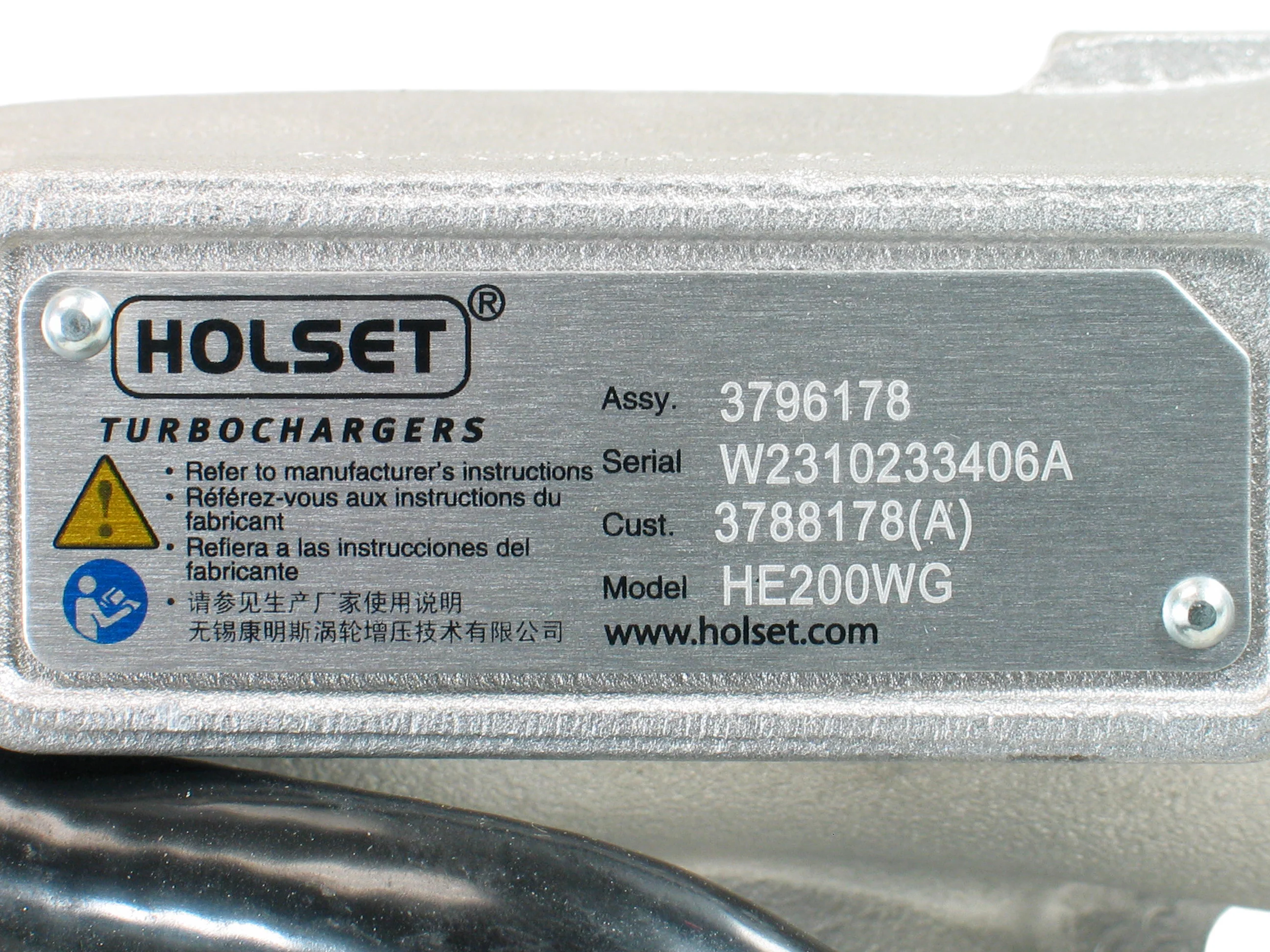 NEW Holset HE200WG Turbo Beijing Foton Truck Cummins ISF 2.8L 3788178 3796178 - Image 2