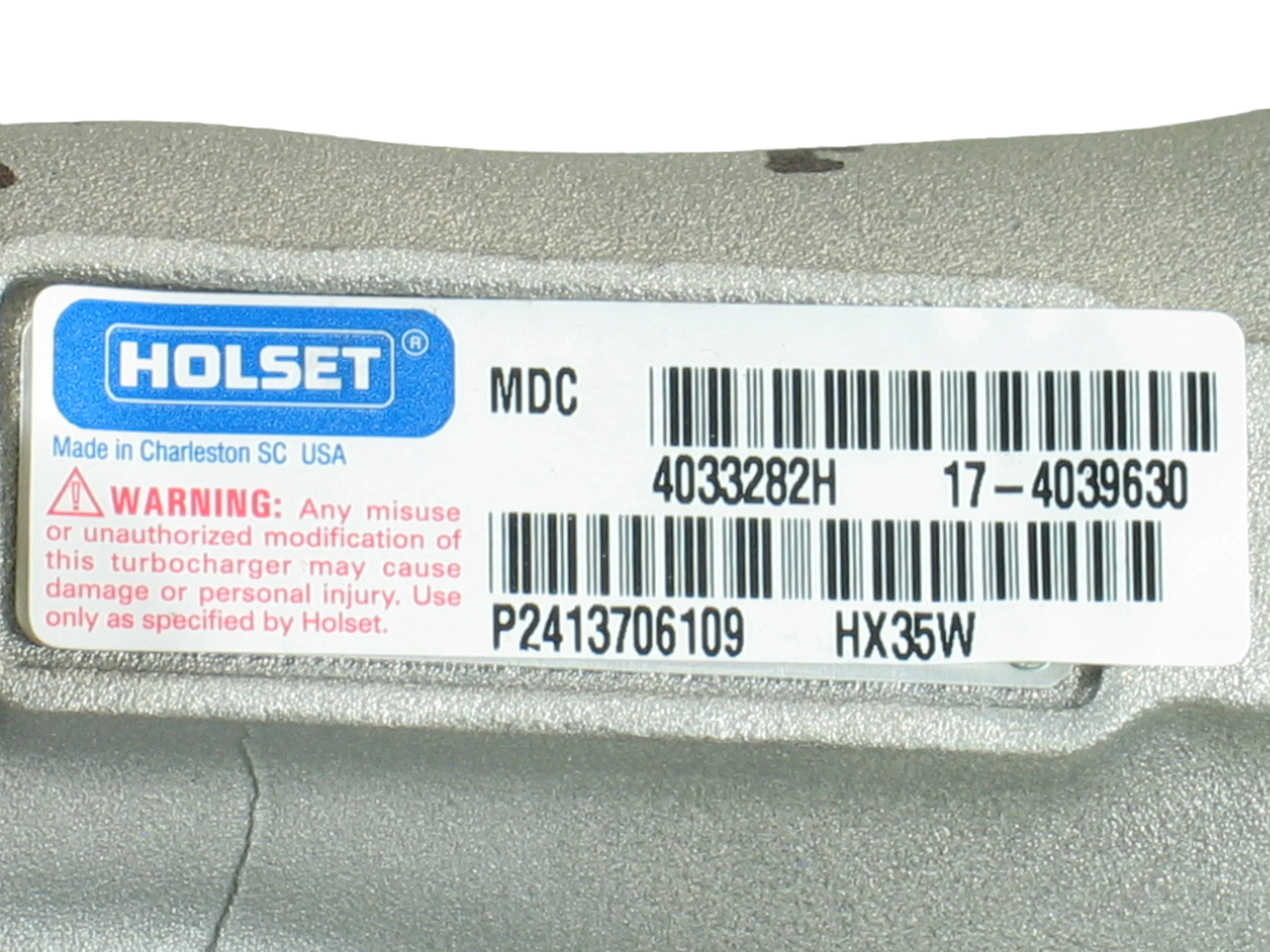 NEW Holset HX35W Turbo Industrial Forklift Cummins QSB Tier 3 4033282 4039630 - Image 2