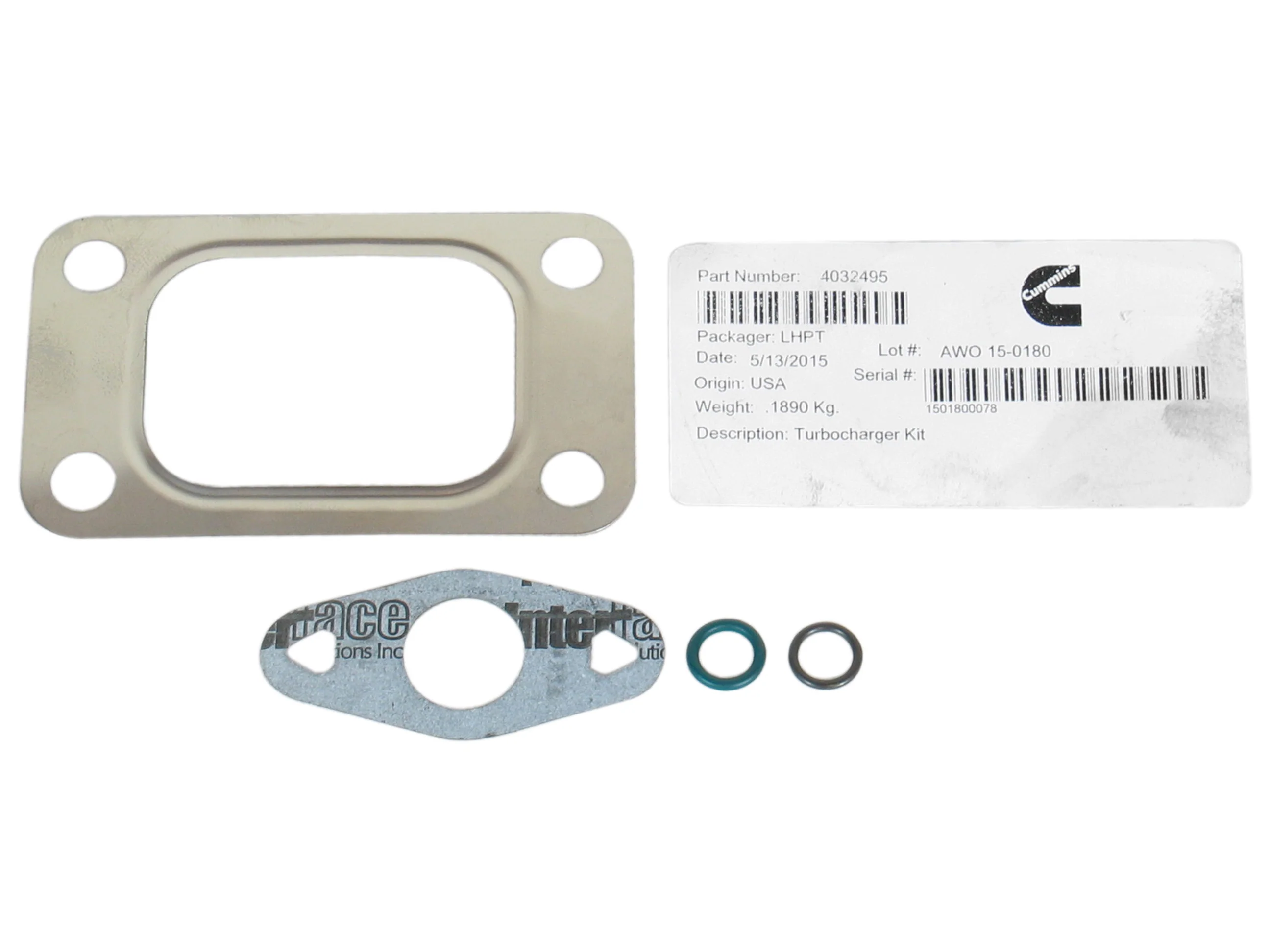 NEW OEM Holset HX35 Turbo Komatsu PC200-8 Excavator Cummins QSB 4955155 4037469 - Image 6