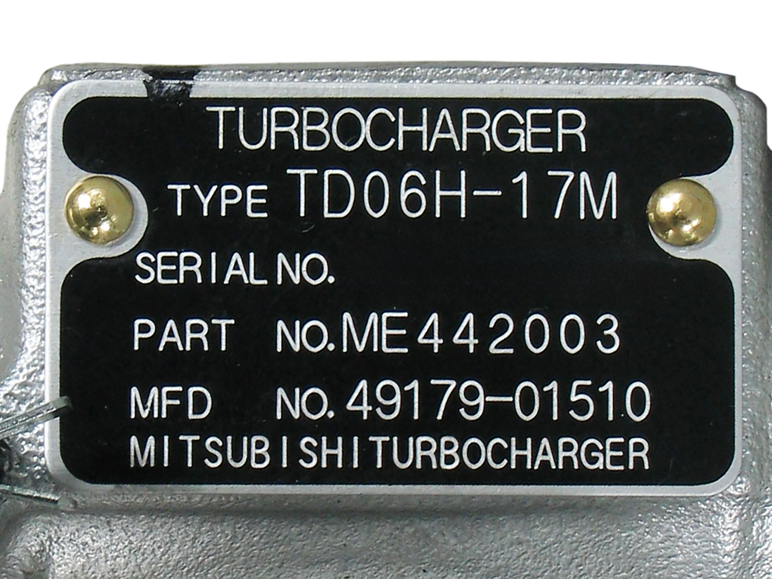 NEW OEM Mitsubishi TD06H Turbo Fuso Truck Bus 6D34T2 4.9L ME442003 49179-01510 - Image 2
