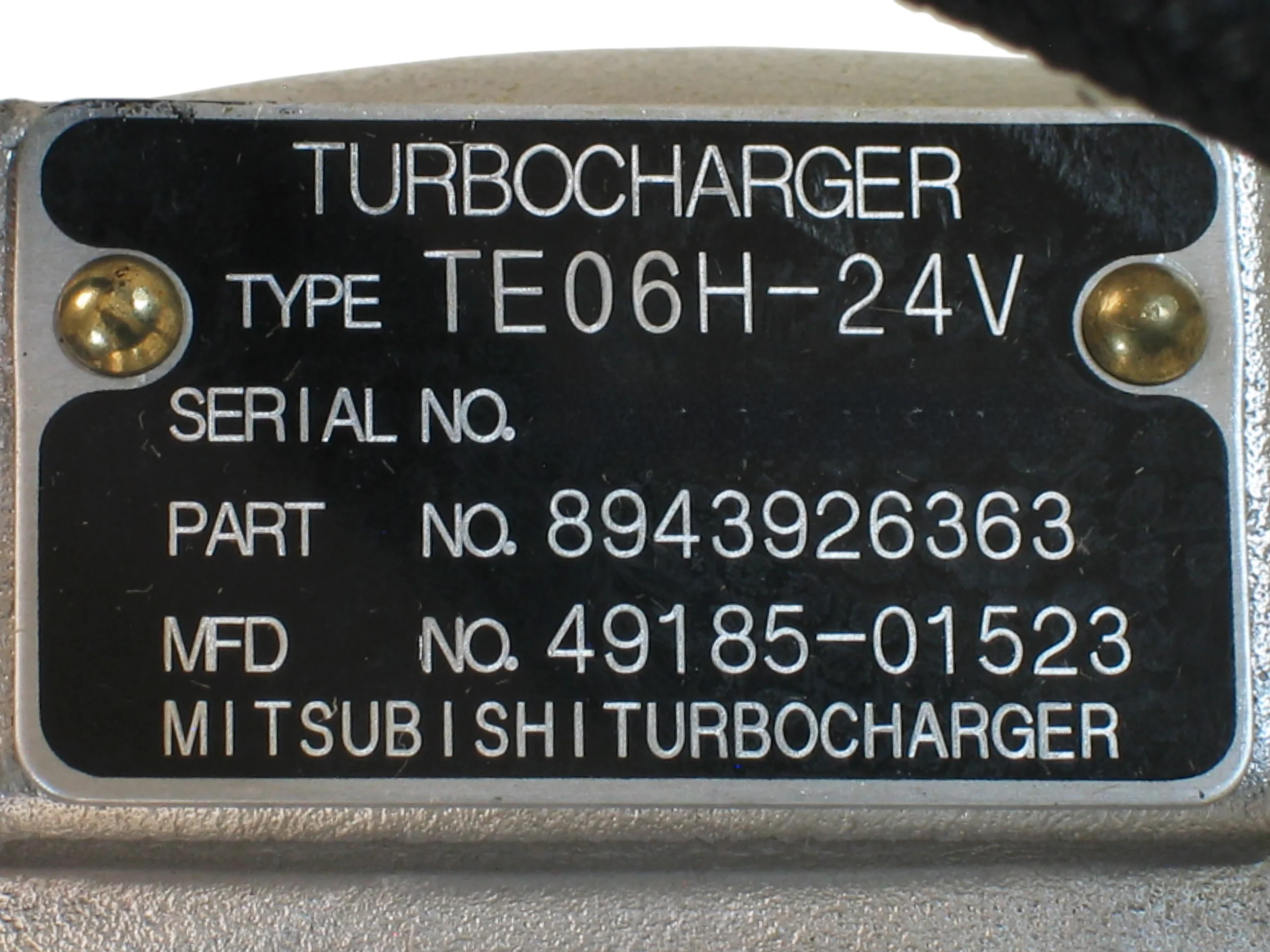 NEW OEM Mitsubishi TE06H Turbo GMC Chevy Topkick Isuzu 6HK1XR 7.8L 49185-01523 - Image 2