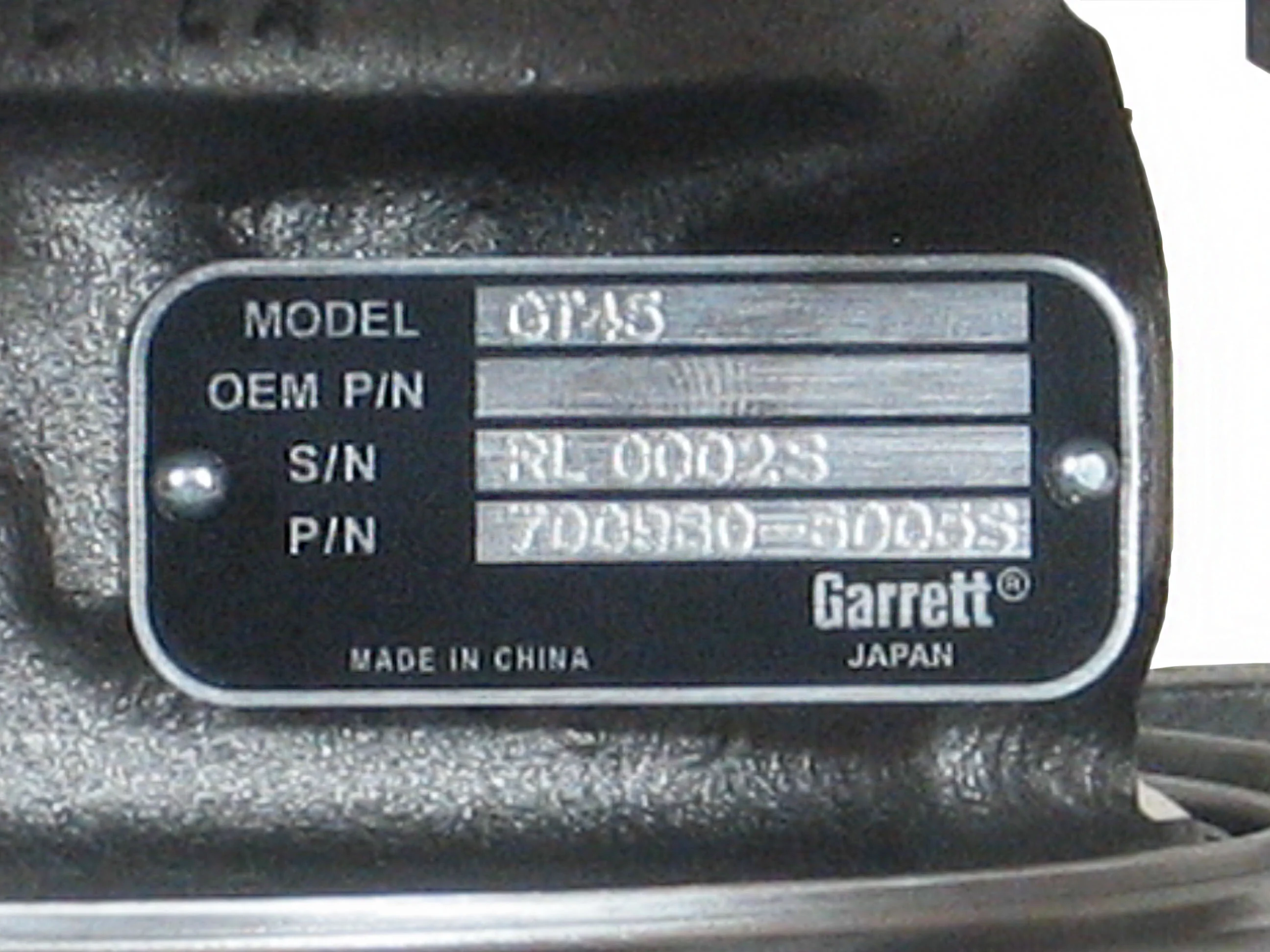 NEW OEM Garrett GT4594S Turbo for Nissan Diesel Construction PF6T 700980-5005 - Image 6