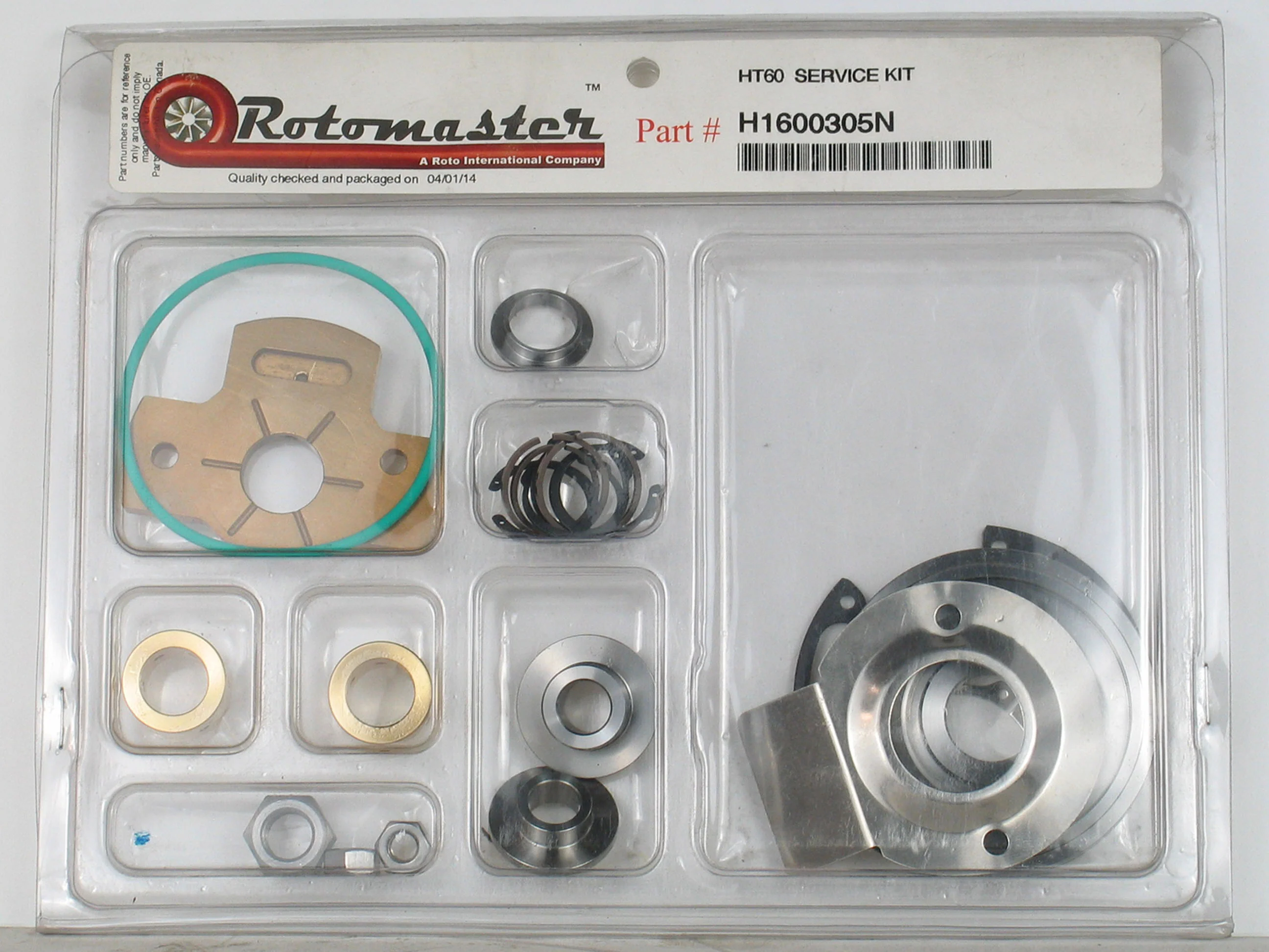 NEW Rotomaster HT60 Turbo Repair Kit Cummins N14 96N14 3575230 H1600305N